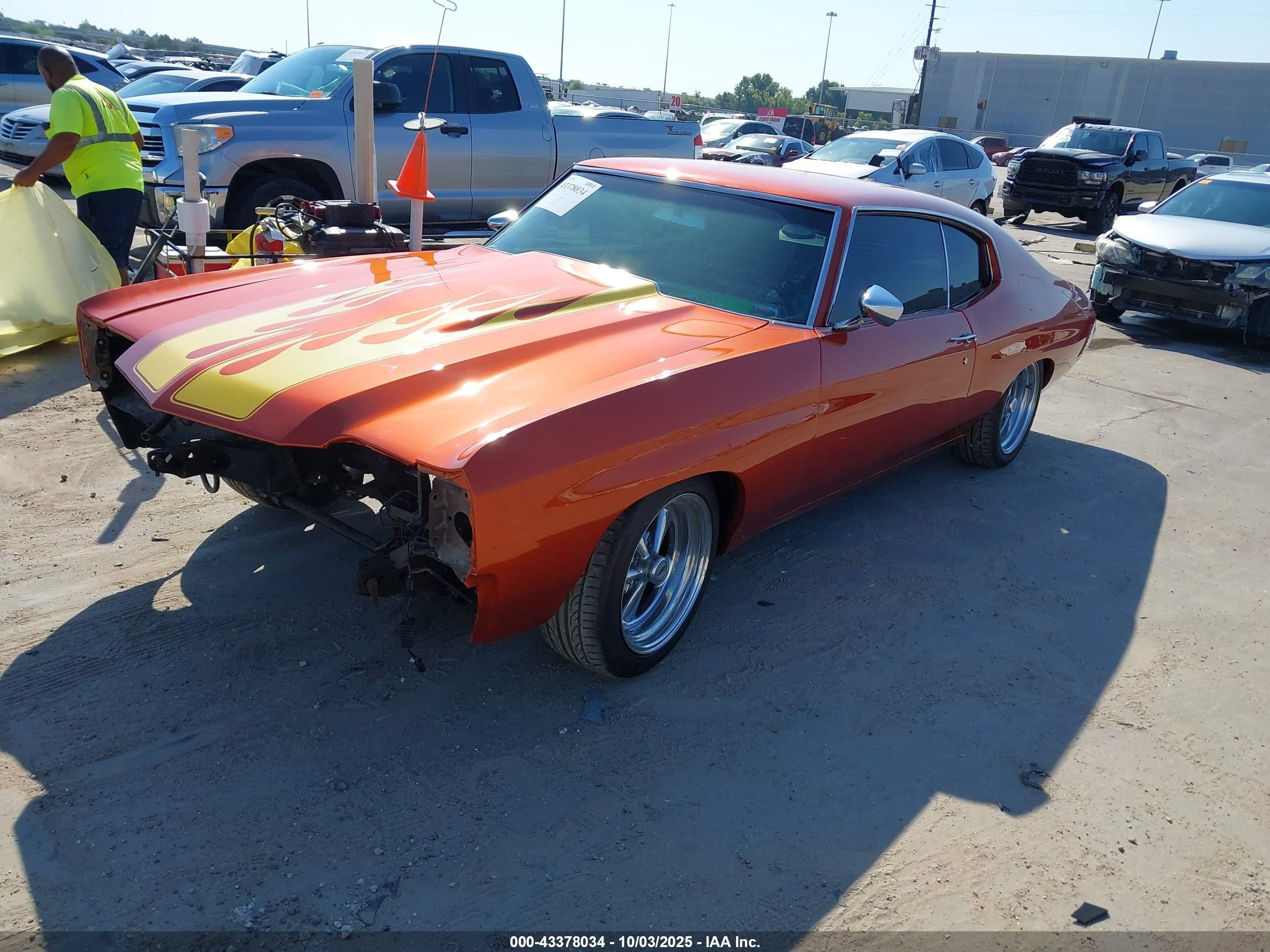 1971 Chev Chevelle   Оранжевый vin: 136371R143829    