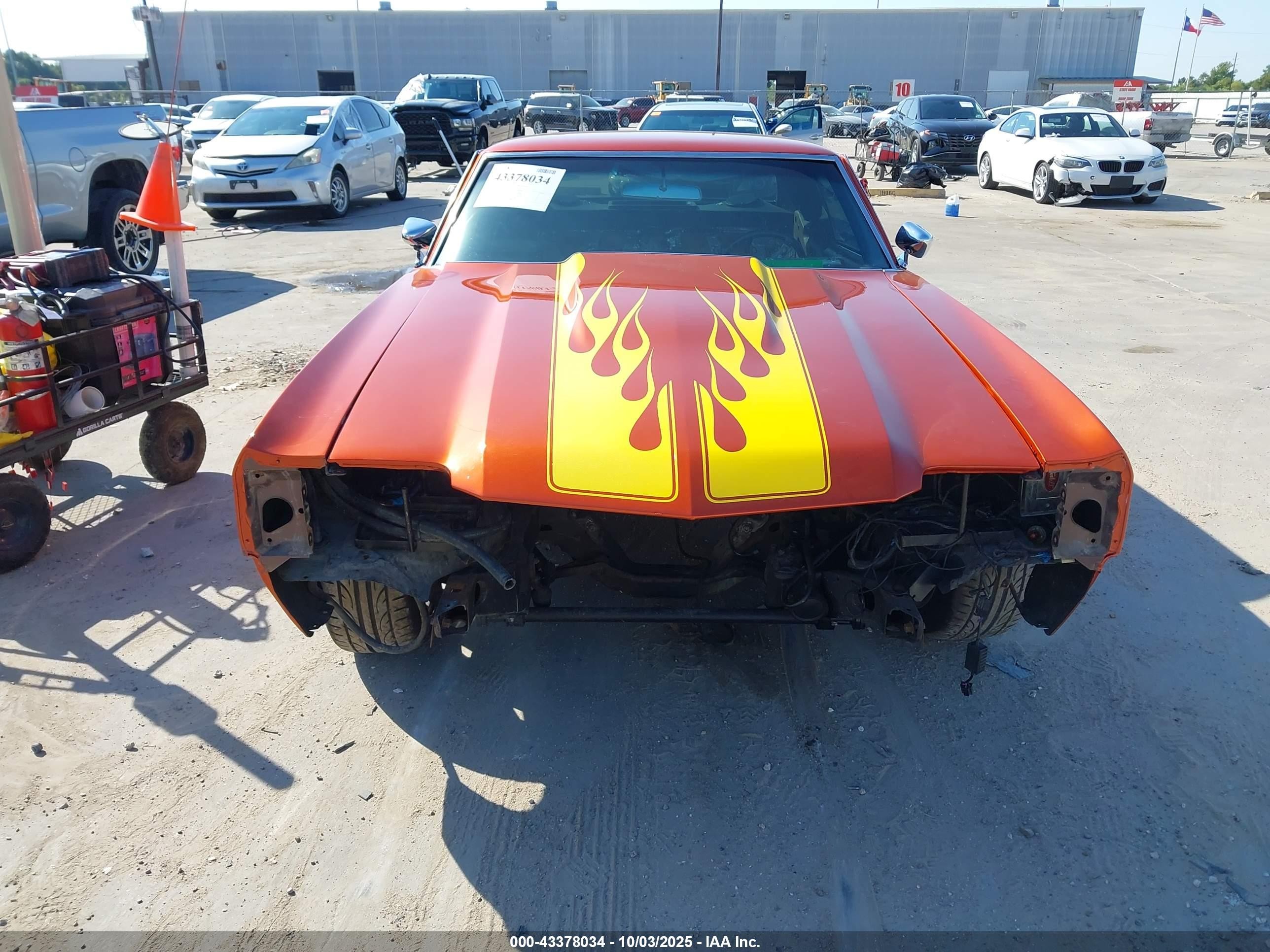 1971 Chev Chevelle   Оранжевый vin: 136371R143829    