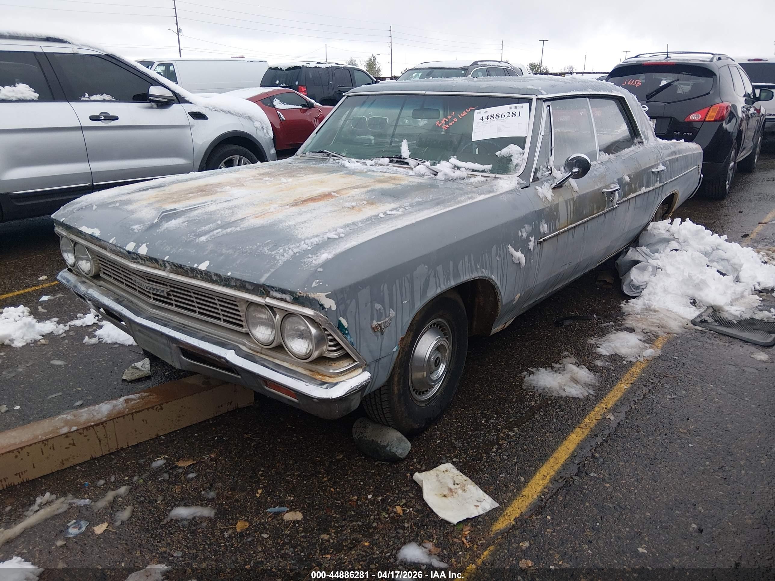 1966 Chevrolet Chevel   Синий vin: 136396K122964    