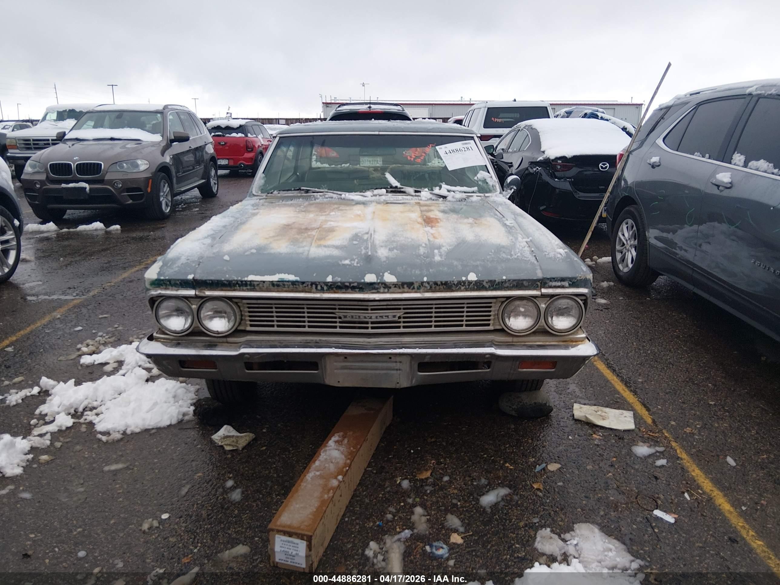 1966 Chevrolet Chevel   Синий vin: 136396K122964    
