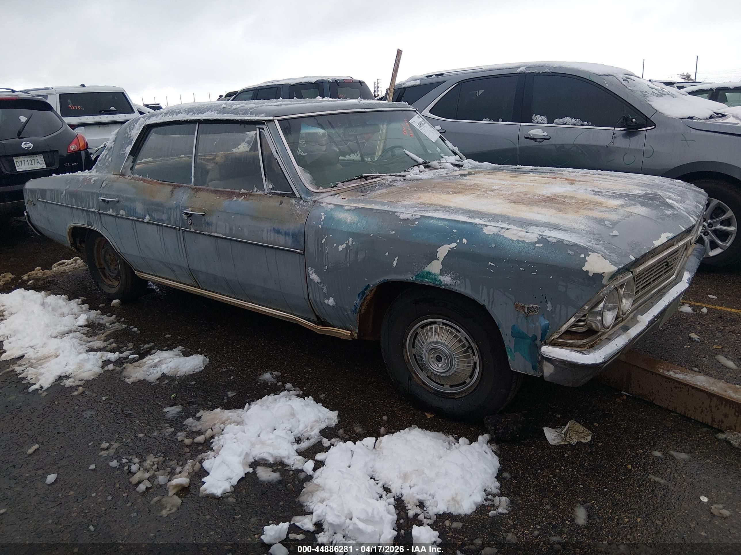 1966 Chevrolet Chevel   Синий vin: 136396K122964    