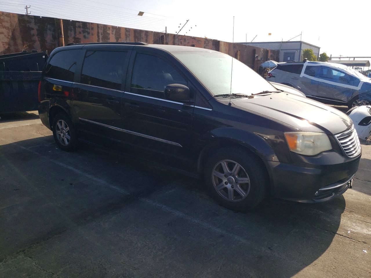 2012 Chrysler Town & Country Touring Black vin: 2C4RC1BG0CR293312