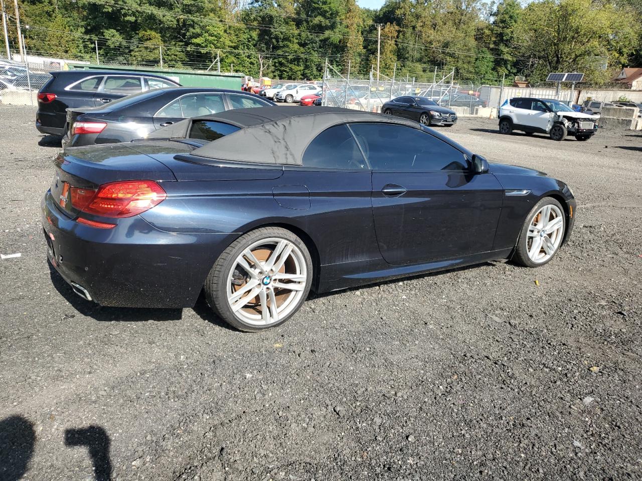 2013 Bmw 650 Xi Blue vin: WBAYP1C57DDX00721