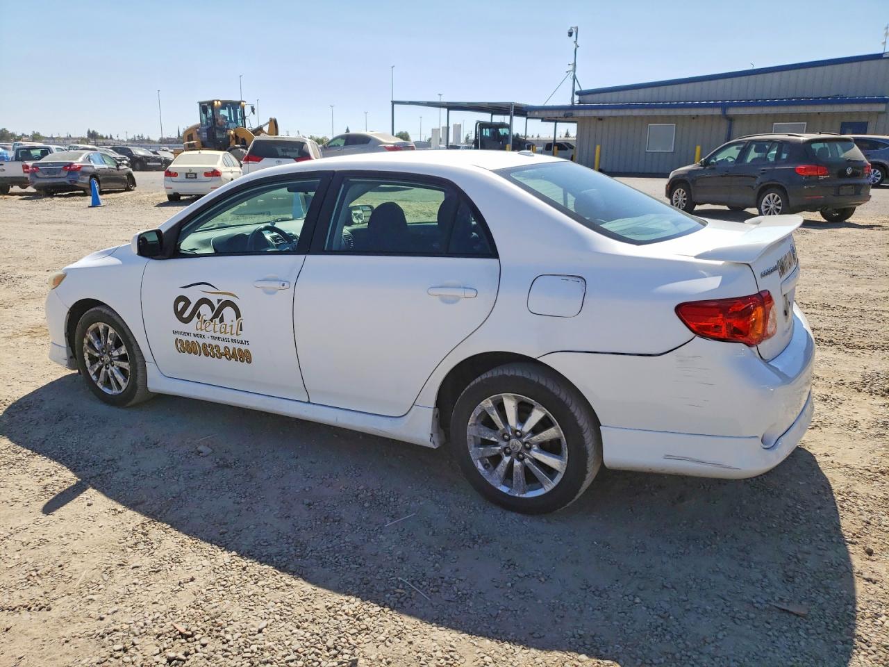 2009 Toyota Corolla S White vin: 1NXBU40E39Z034404