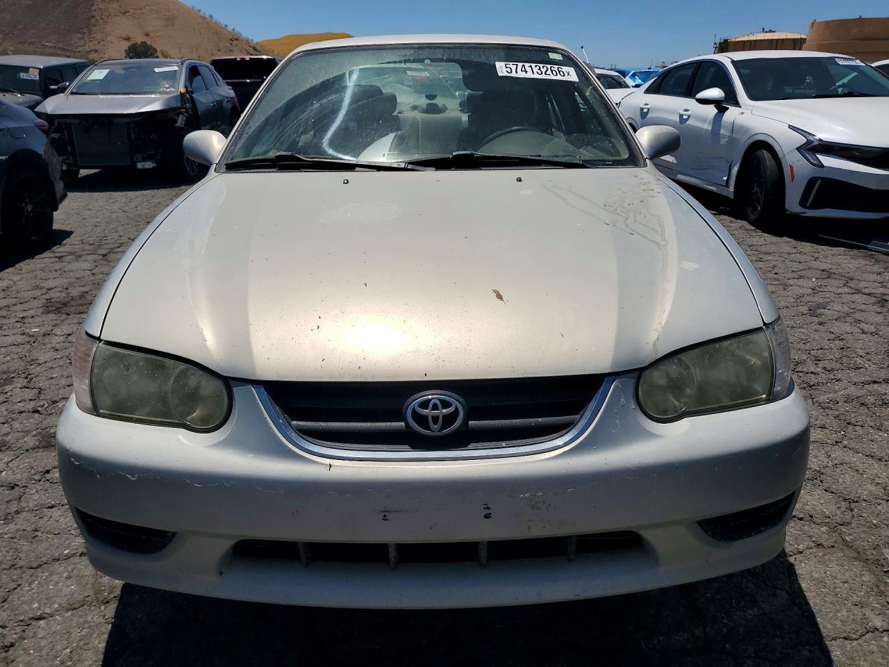 2002 Toyota Corolla Le Silver vin: 1NXBR12E52Z584769
