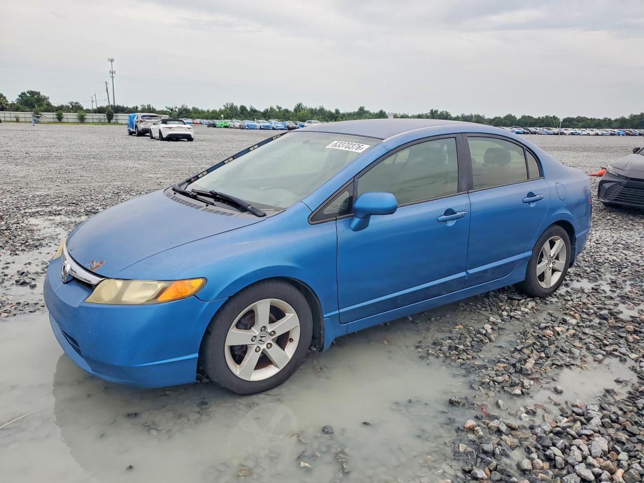 2007 Honda Civic Lx Синий vin: 1HGFA16517L001412