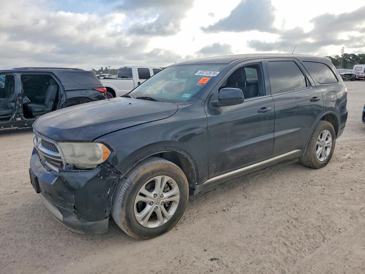 2013 Dodge Durango Sxt Gray vin: 1C4RDHAG9DC653677