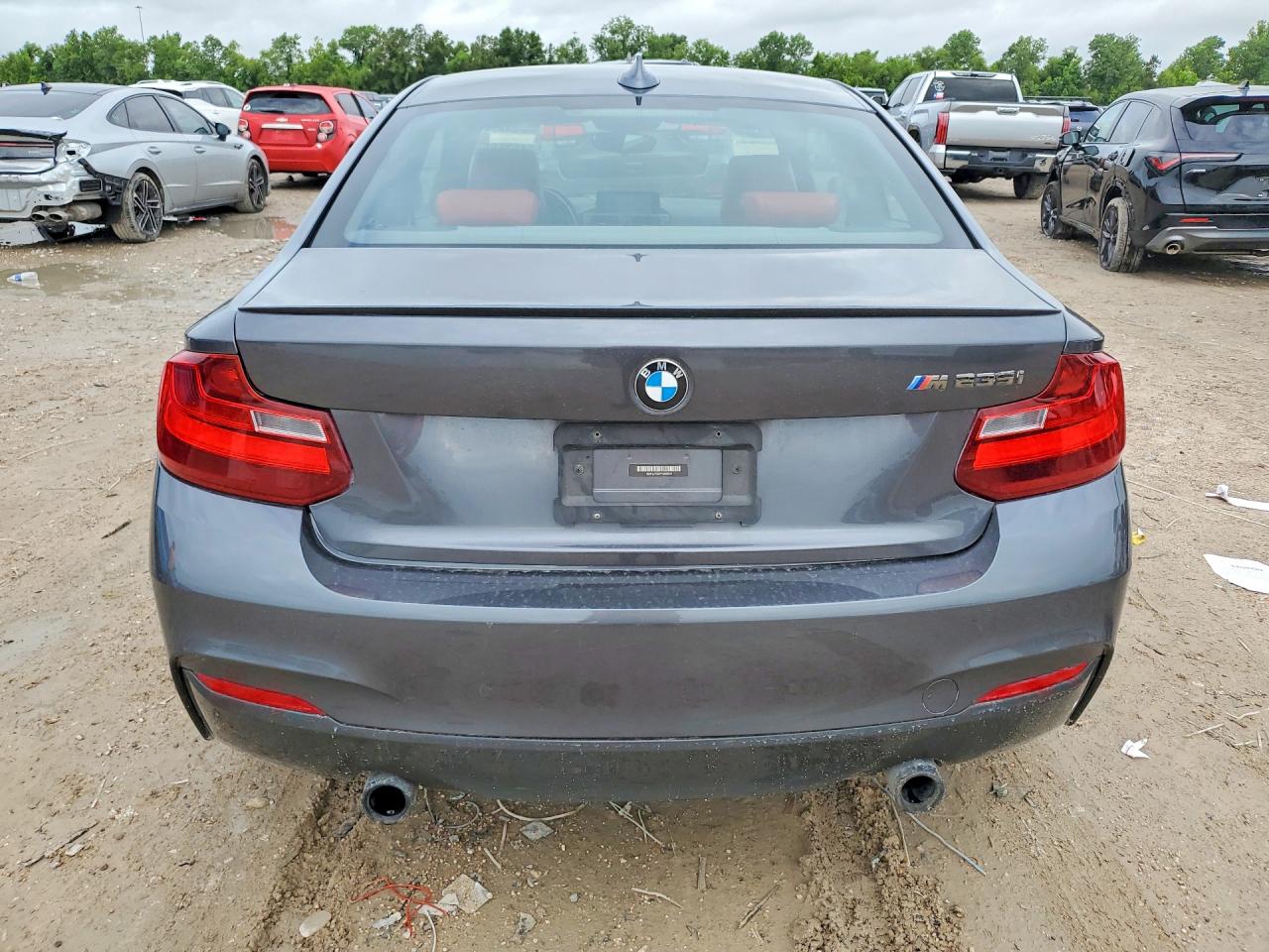 2015 Bmw M235i Gray vin: WBA1J7C57FV289078