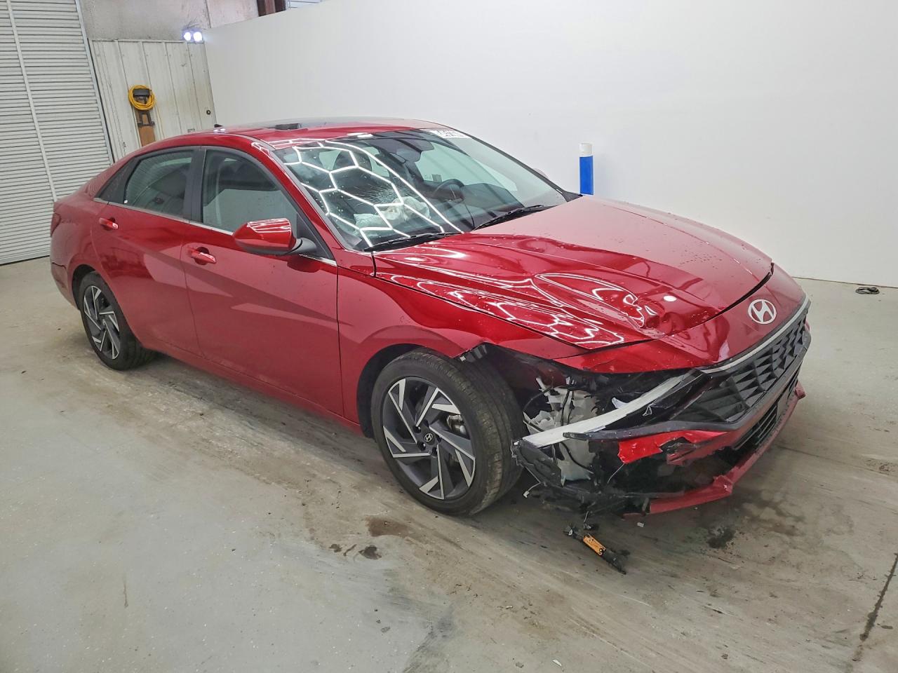 2025 Hyundai Elantra Sel Red vin: KMHLS4DG3SU934084