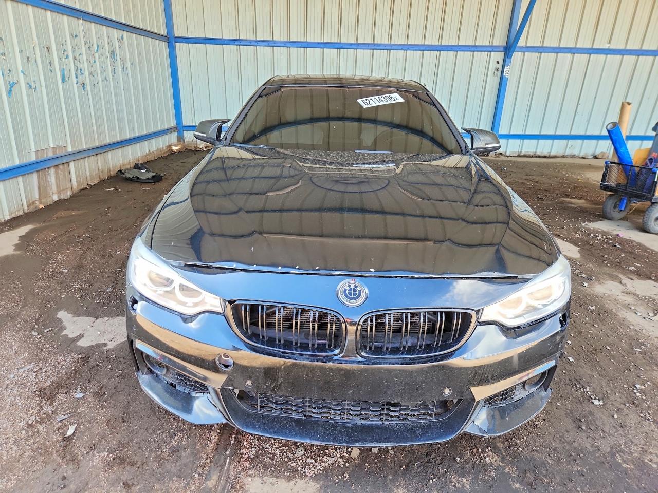 2015 Bmw 428 Xi Gran Coupe Black vin: WBA4A7C5XFD413251