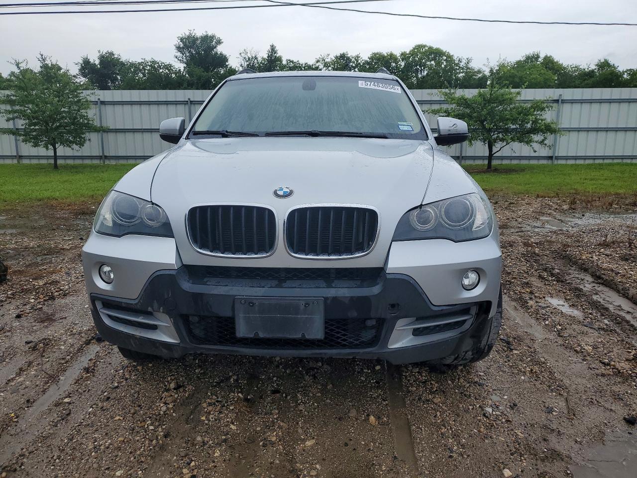 2008 Bmw X5 3.0i Silver vin: 5UXFE43528L033942