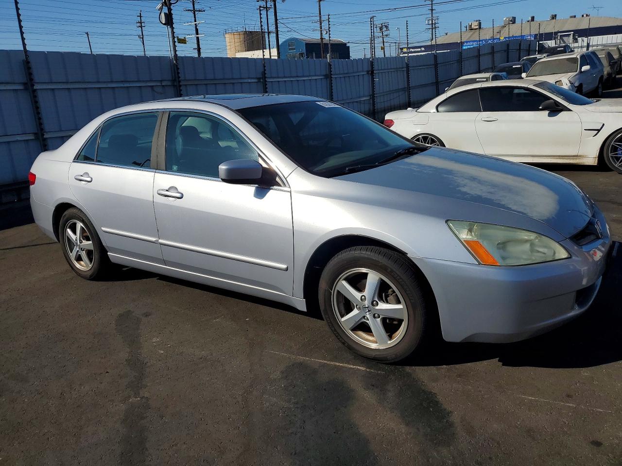 2005 Honda Accord Ex Silver vin: 1HGCM568X5A065677