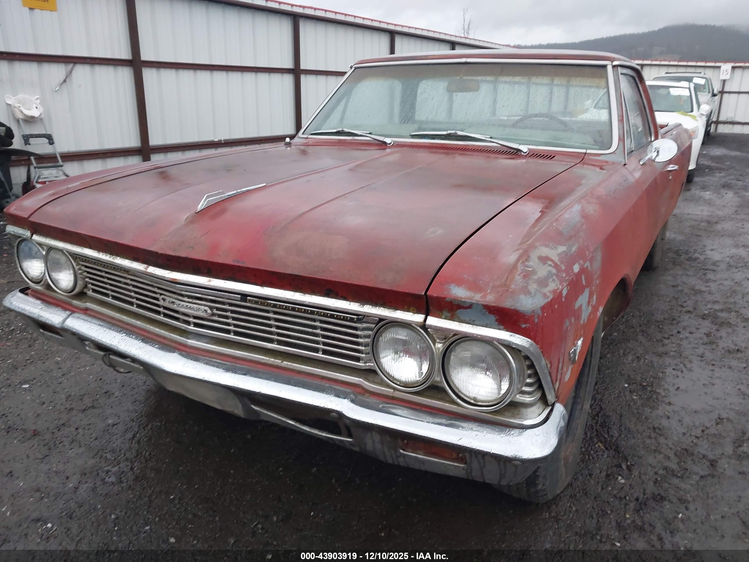 1966 Chevrolet El Camino   Красный vin: 136806K181546    