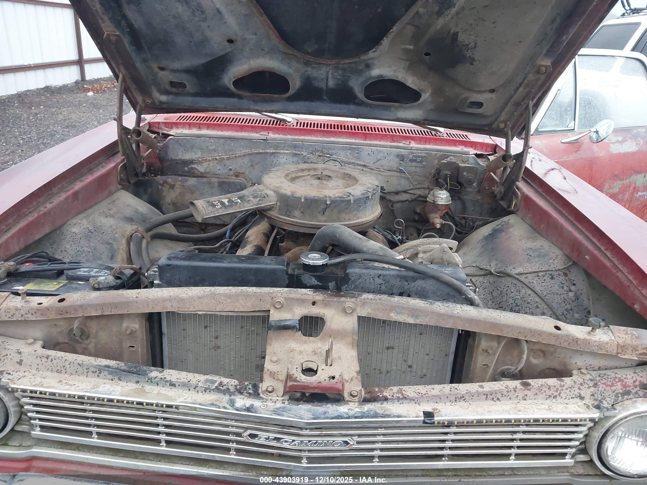 1966 Chevrolet El Camino   Красный vin: 136806K181546    