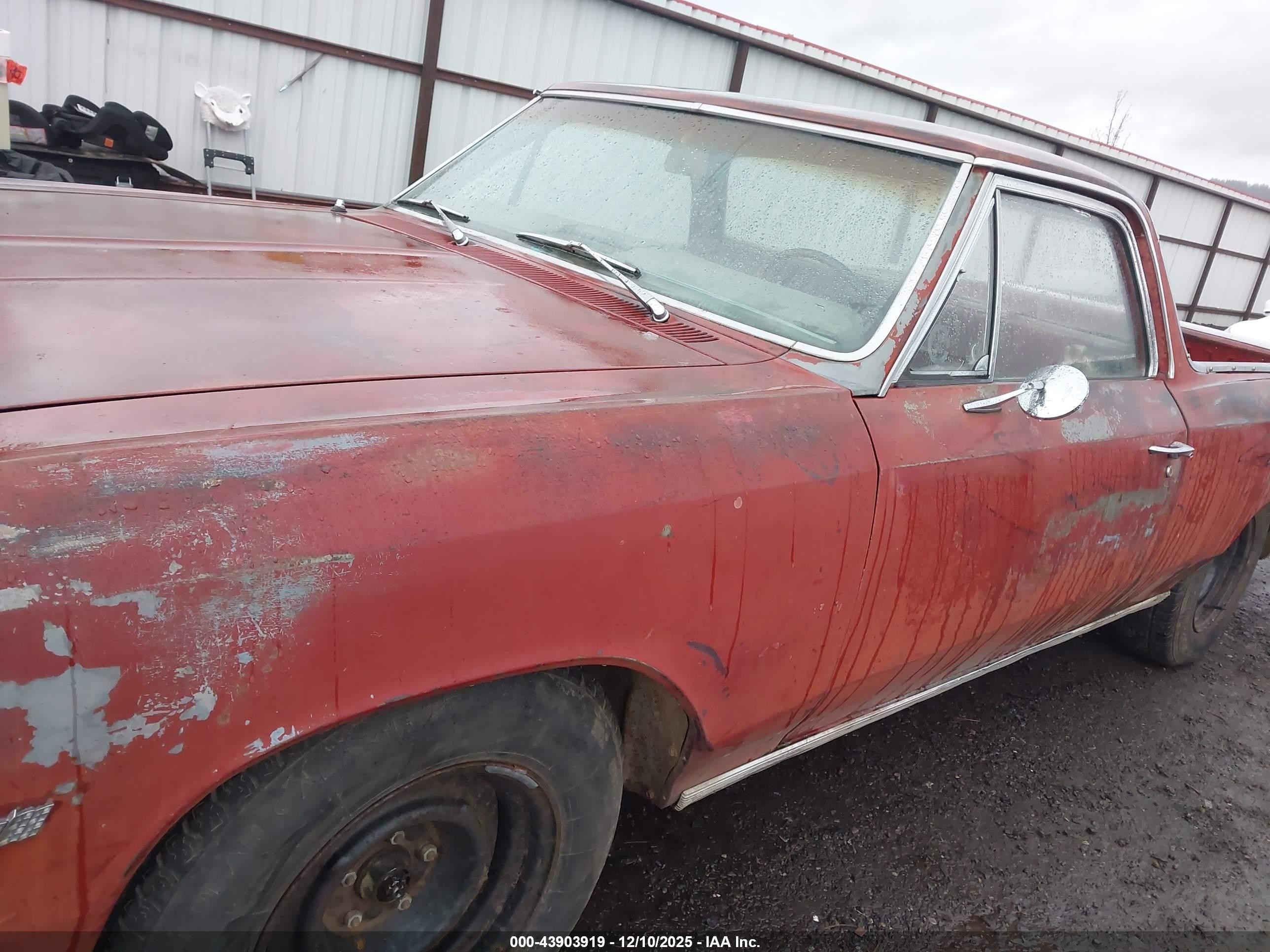1966 Chevrolet El Camino   Красный vin: 136806K181546    