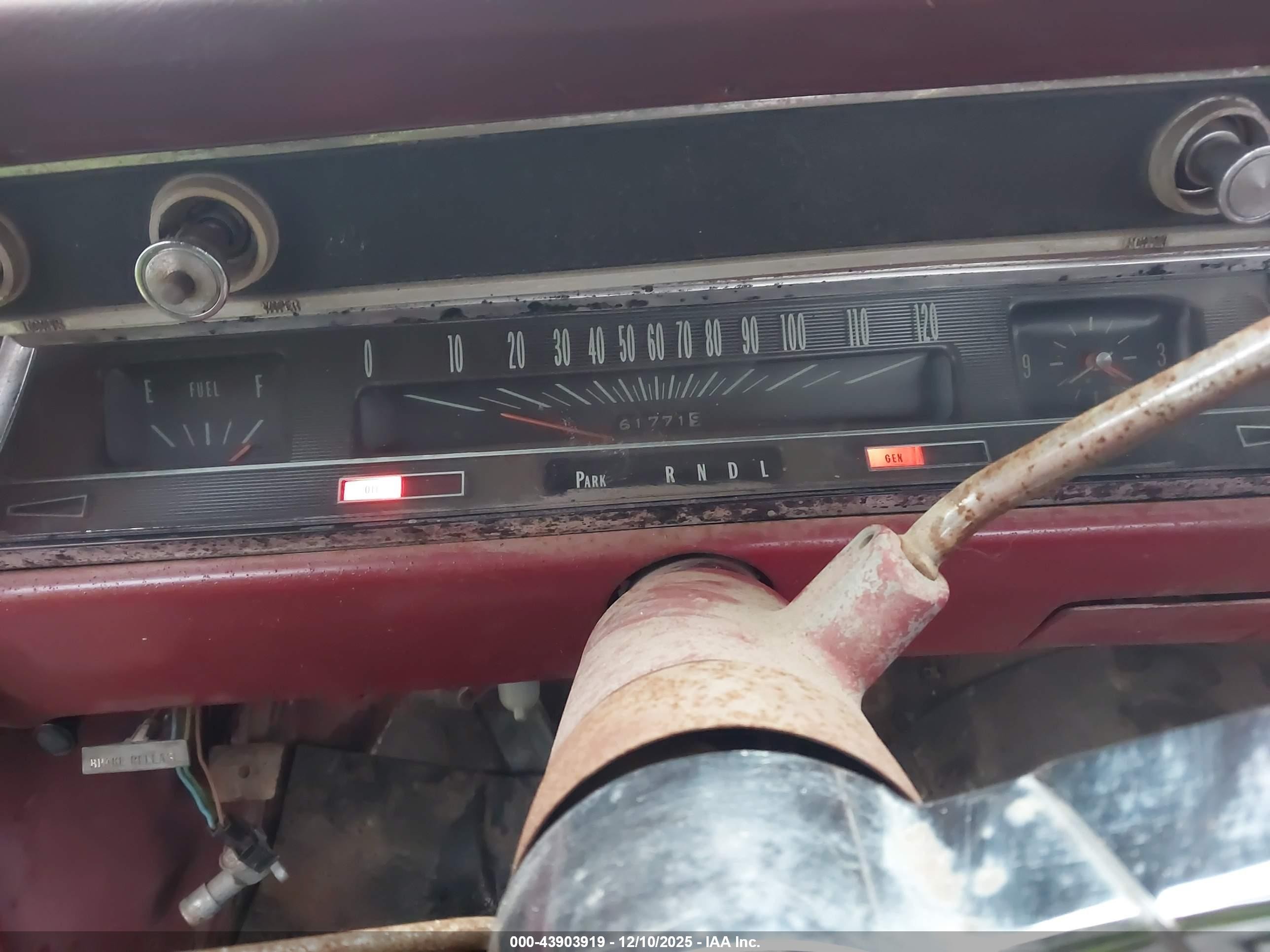 1966 Chevrolet El Camino   Красный vin: 136806K181546    