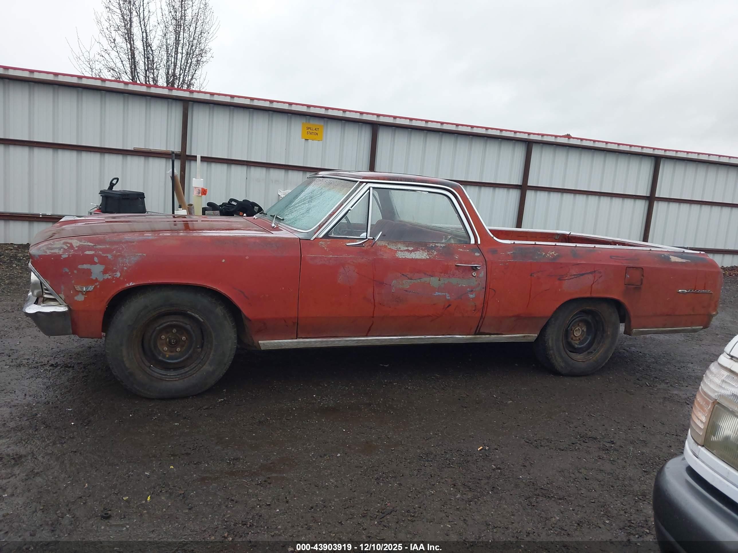 1966 Chevrolet El Camino   Красный vin: 136806K181546    