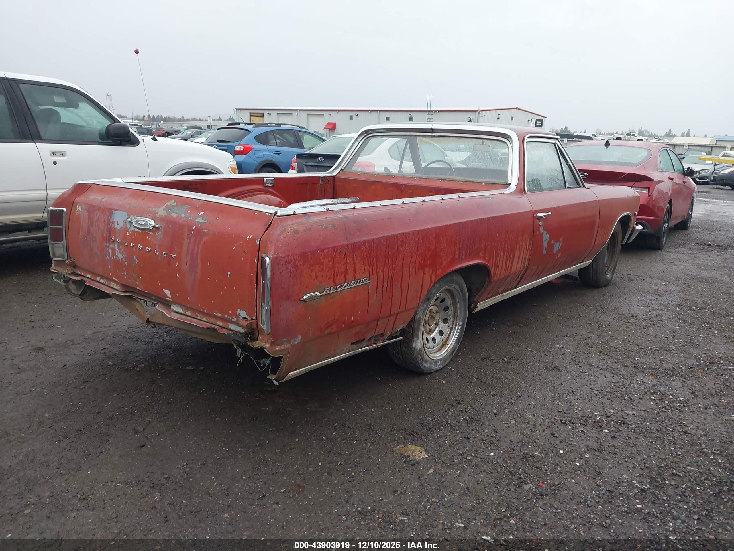 1966 Chevrolet El Camino   Красный vin: 136806K181546    