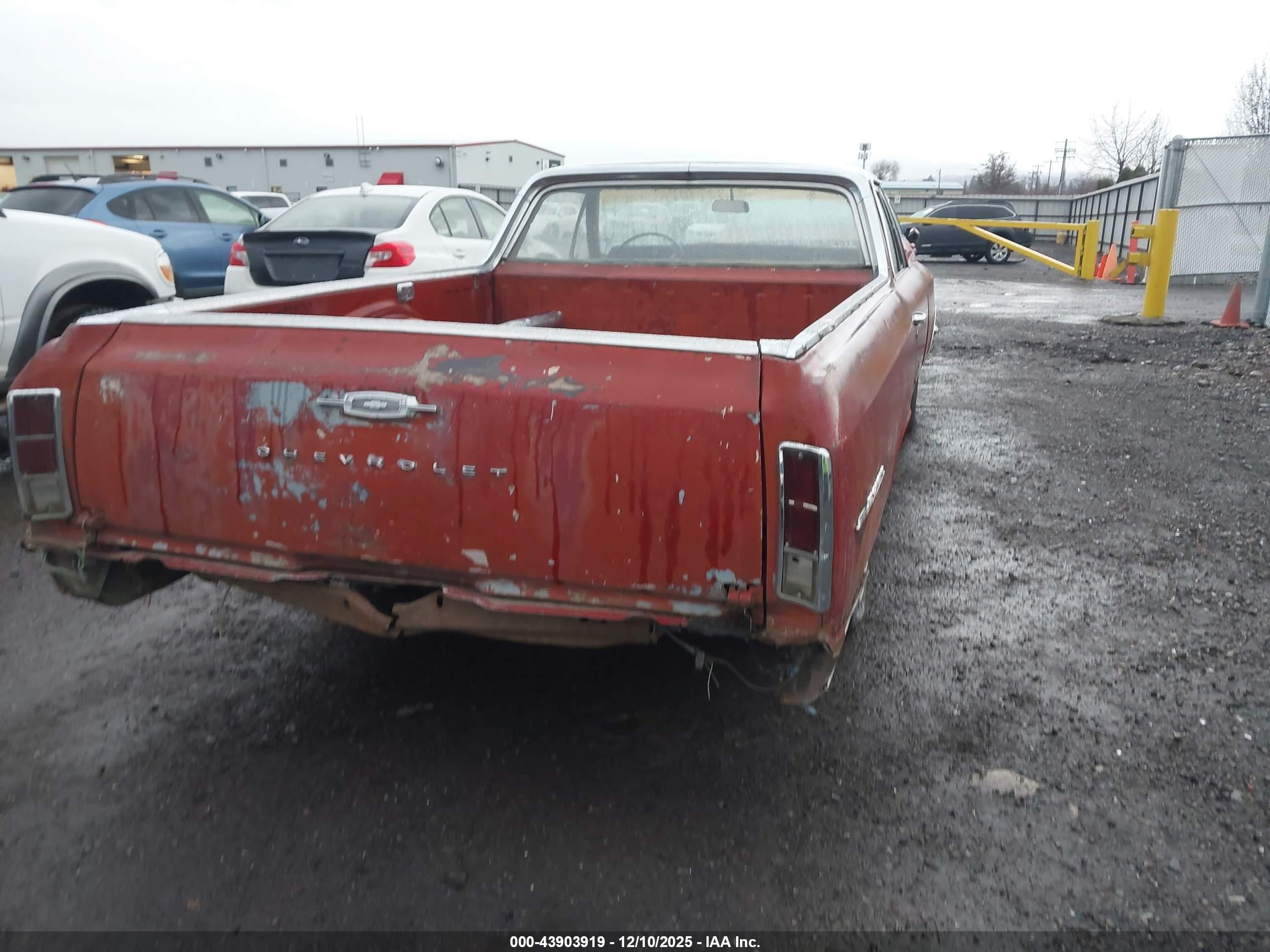 1966 Chevrolet El Camino   Красный vin: 136806K181546    