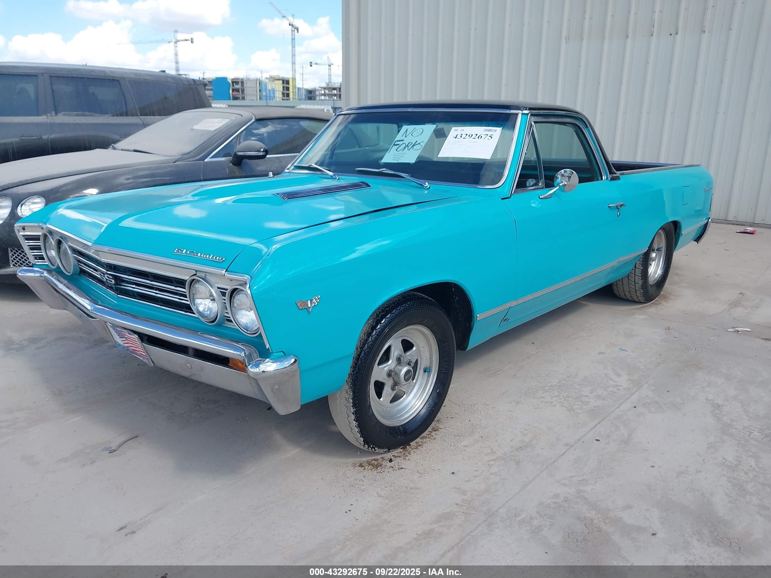 1967 Chevrolet El Camino   Синий vin: 136807711976     
