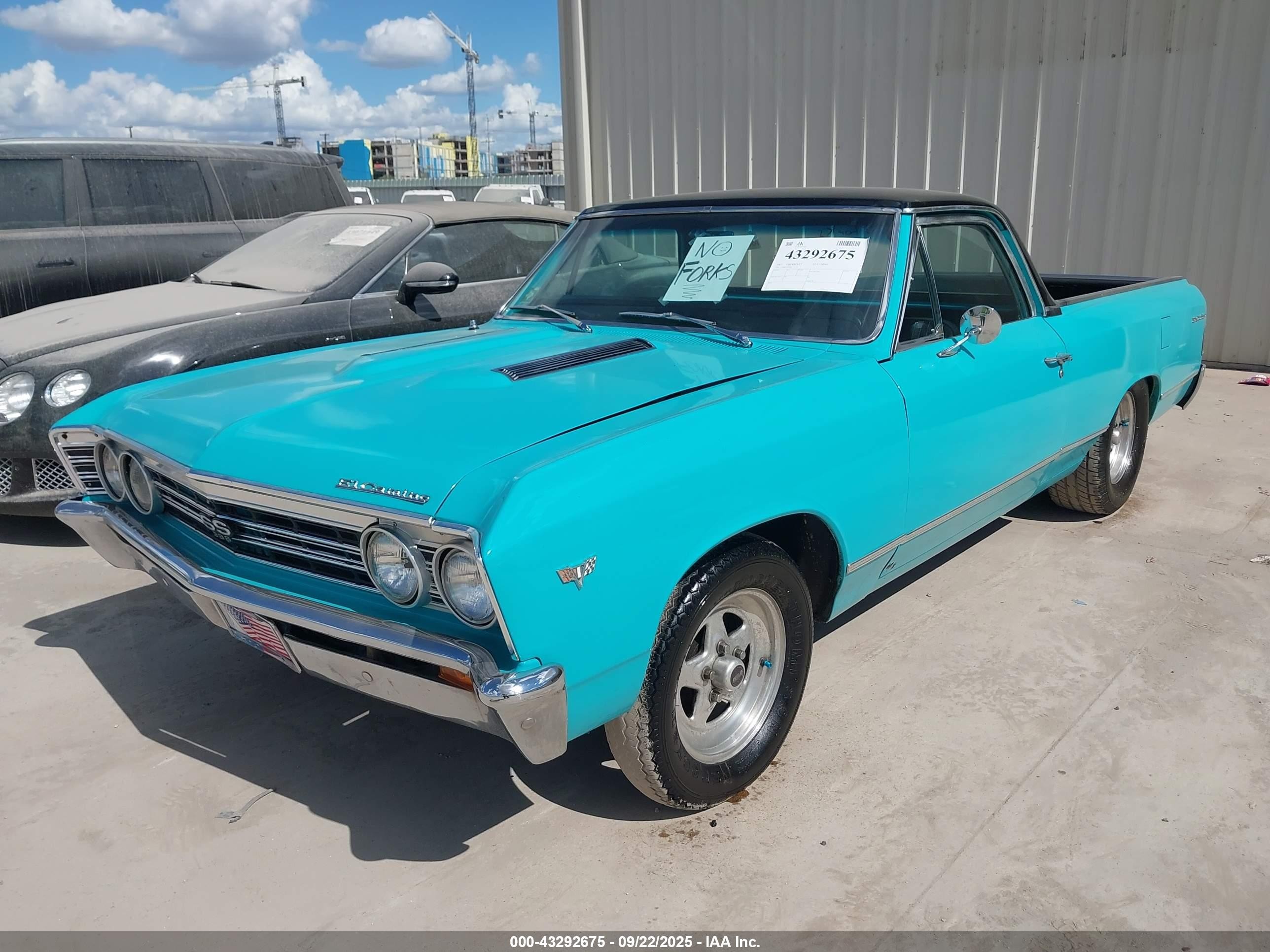 1967 Chevrolet El Camino   Синий vin: 136807711976     