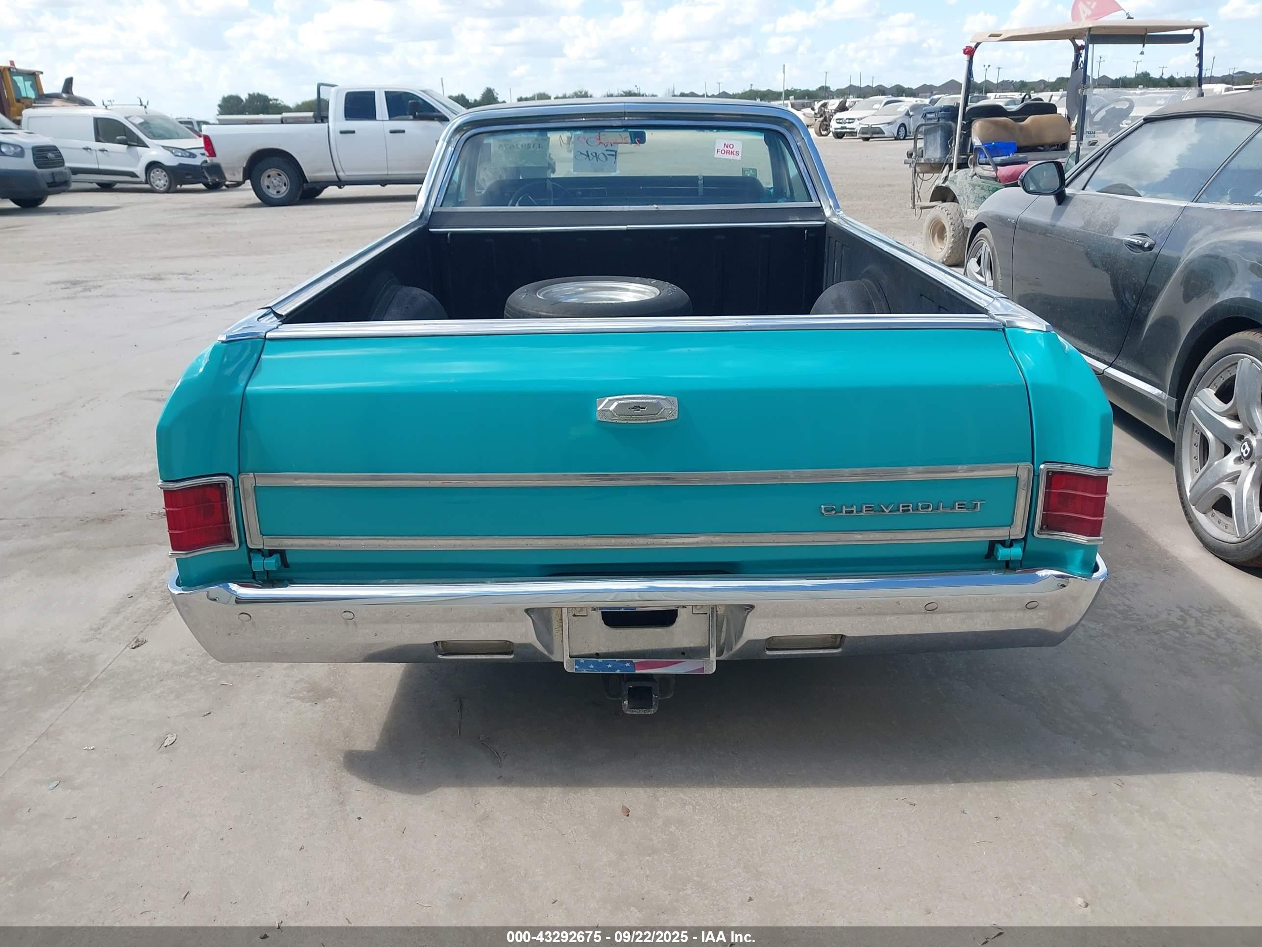 1967 Chevrolet El Camino   Синий vin: 136807711976     
