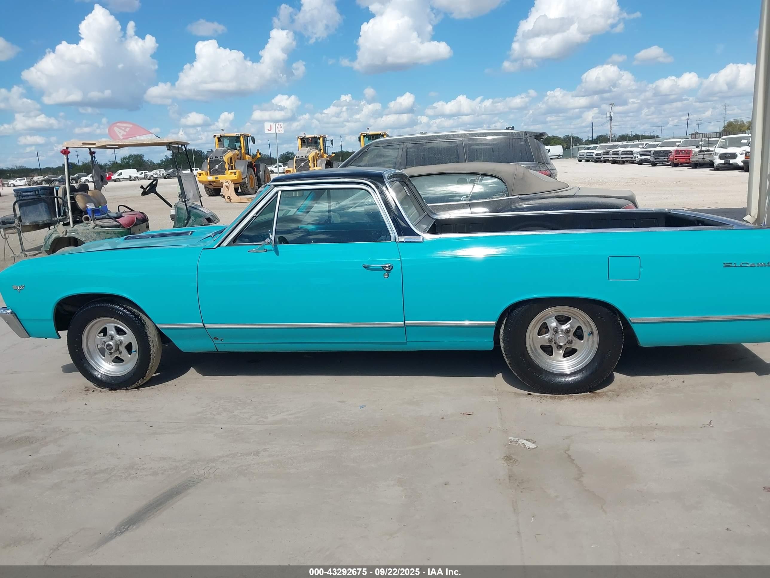 1967 Chevrolet El Camino   Синий vin: 136807711976     