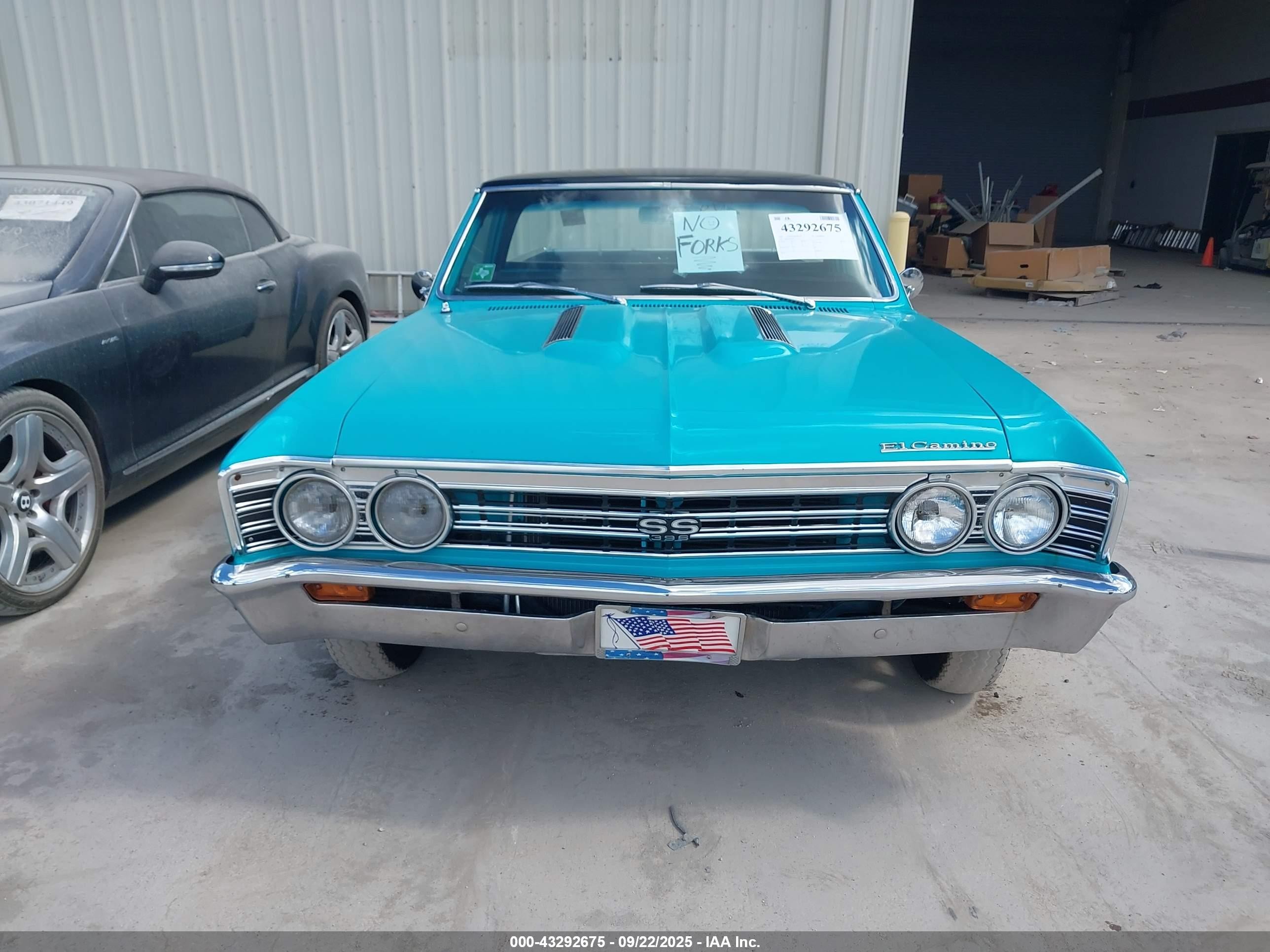 1967 Chevrolet El Camino   Синий vin: 136807711976     