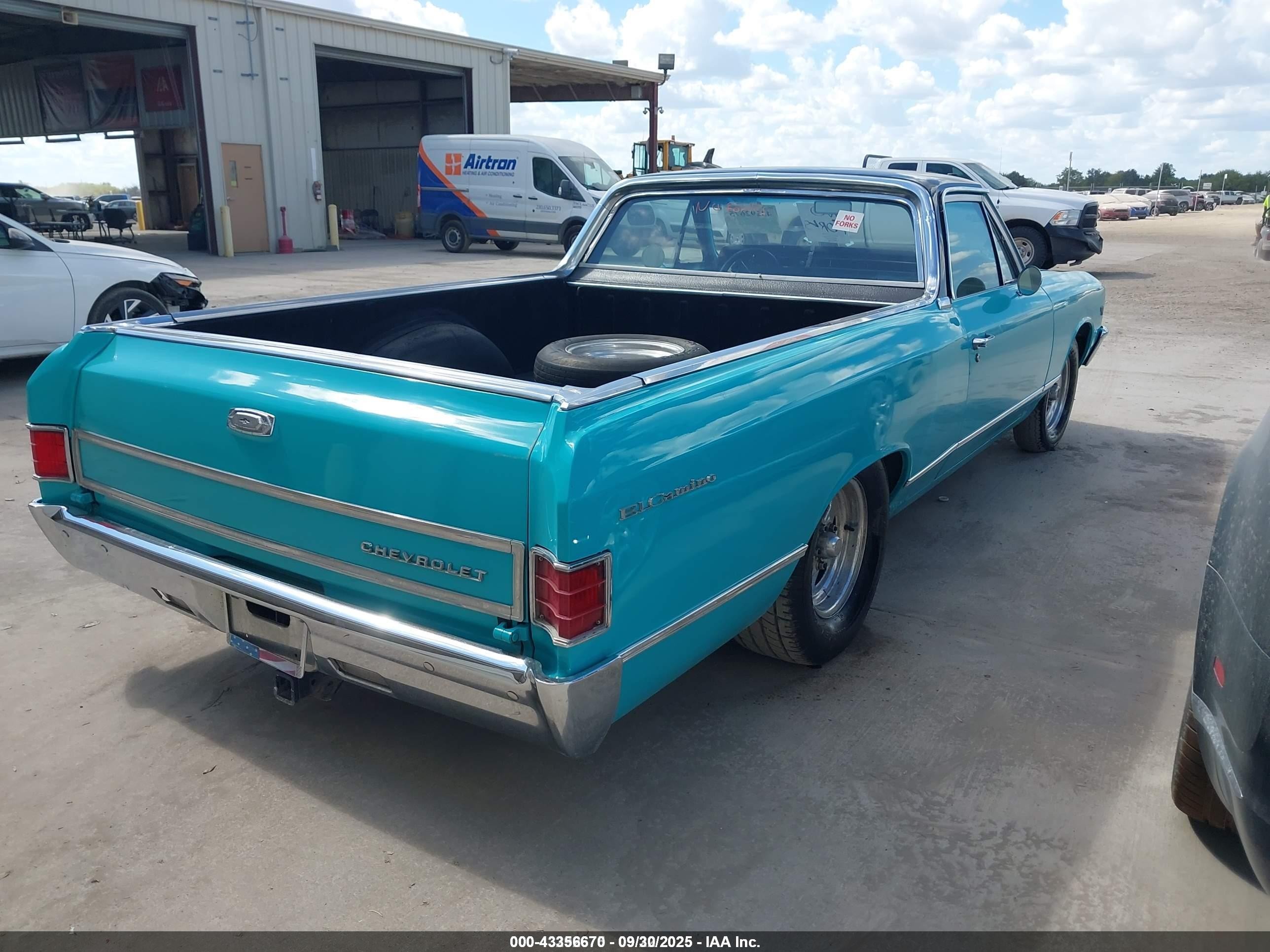 1967 Chevrolet El Camino   Синий vin: 136807711976     