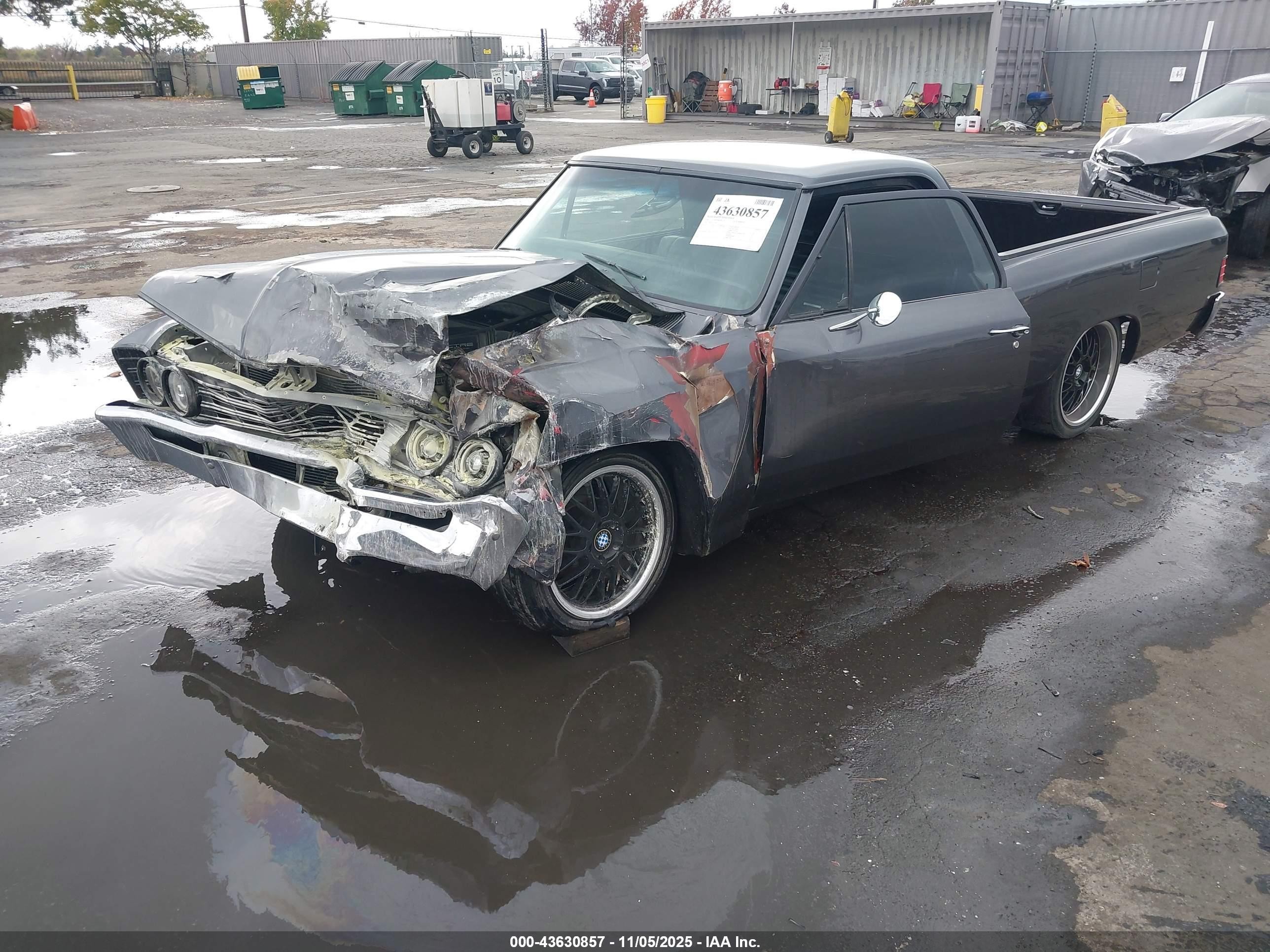 1967 Chevrolet El Camino   Серый vin: 136807Z155433    