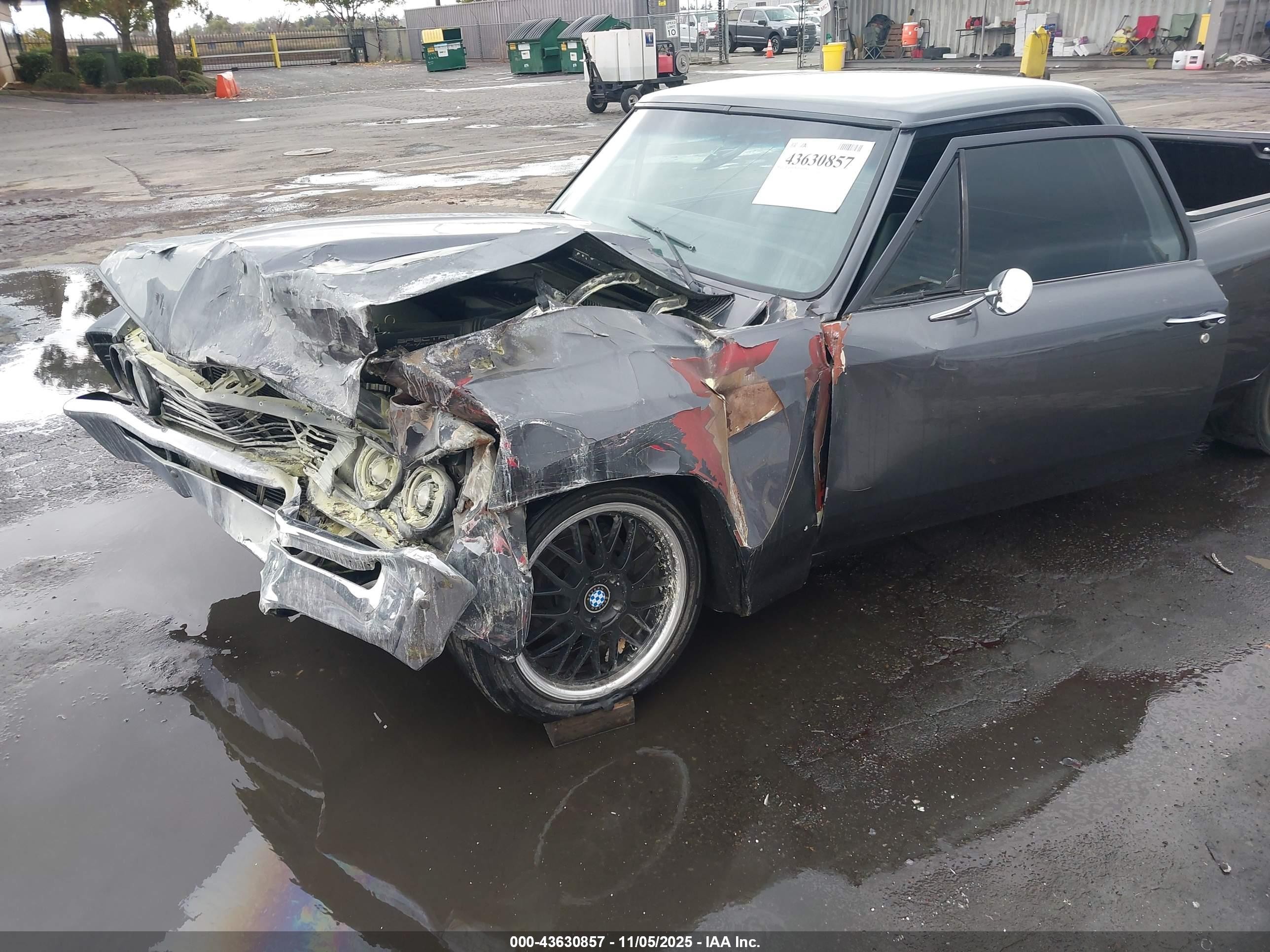 1967 Chevrolet El Camino   Серый vin: 136807Z155433    