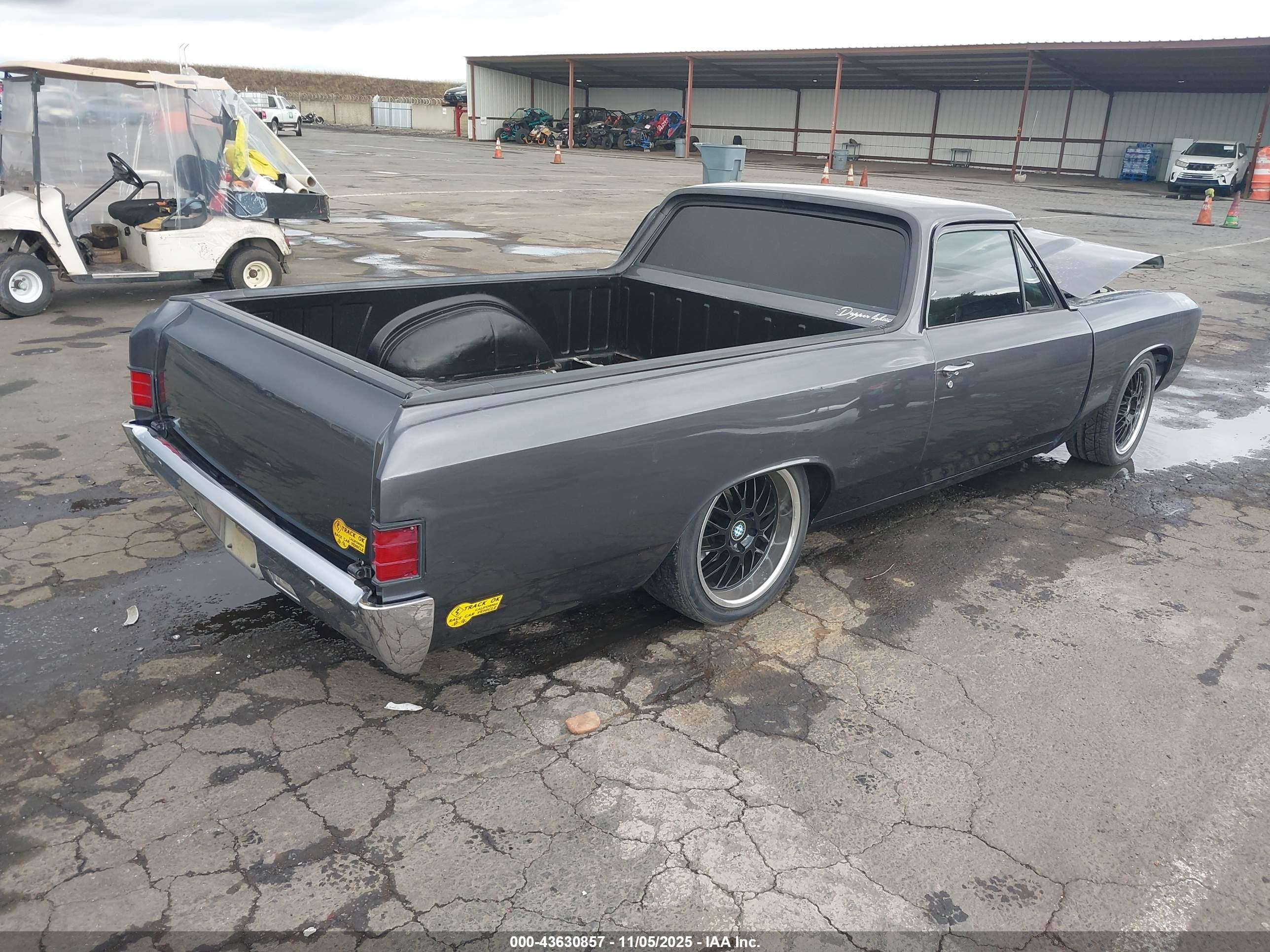 1967 Chevrolet El Camino   Серый vin: 136807Z155433    
