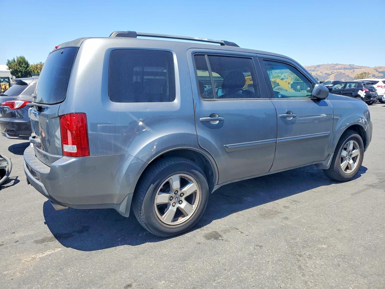2009 Honda Pilot Exl Gray vin: 5FNYF38529B002611