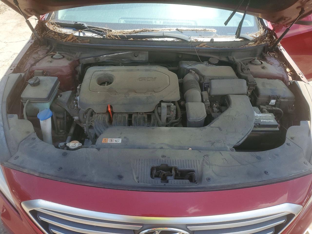 2015 Hyundai Sonata Se Red vin: 5NPE24AF9FH054905
