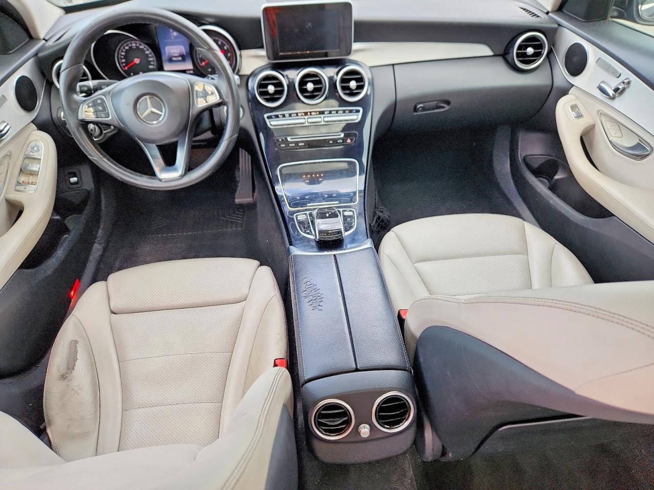2015 Mercedes-benz C 300 Gray vin: 55SWF4JB9FU048346