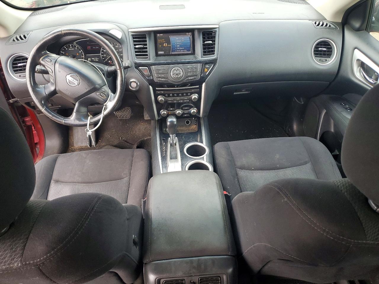 2015 Nissan Pathfinder Sv Красный vin: 5N1AR2MN8FC656705