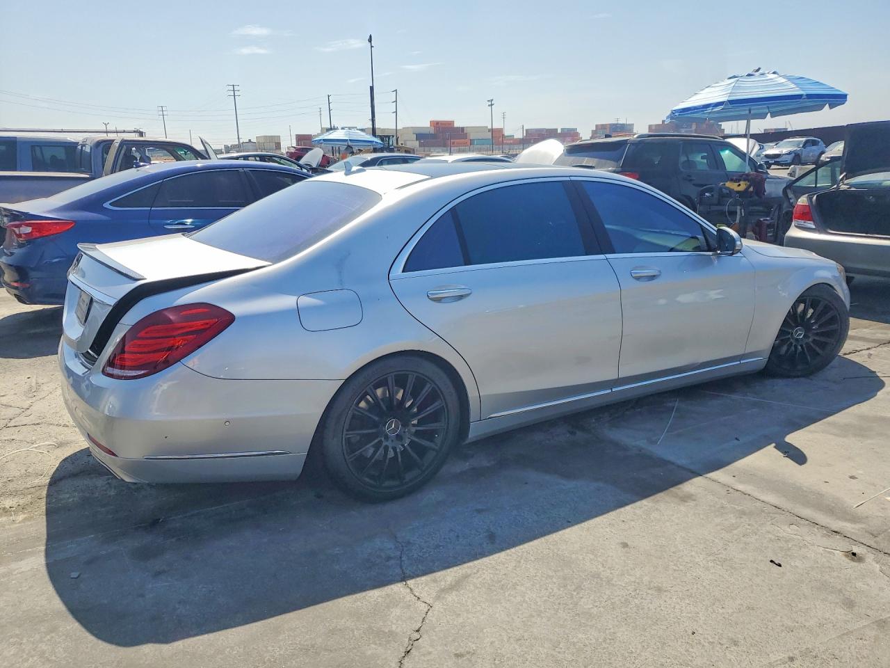 2014 Mercedes-benz S 550 4matic Silver vin: WDDUG8FB6EA054446