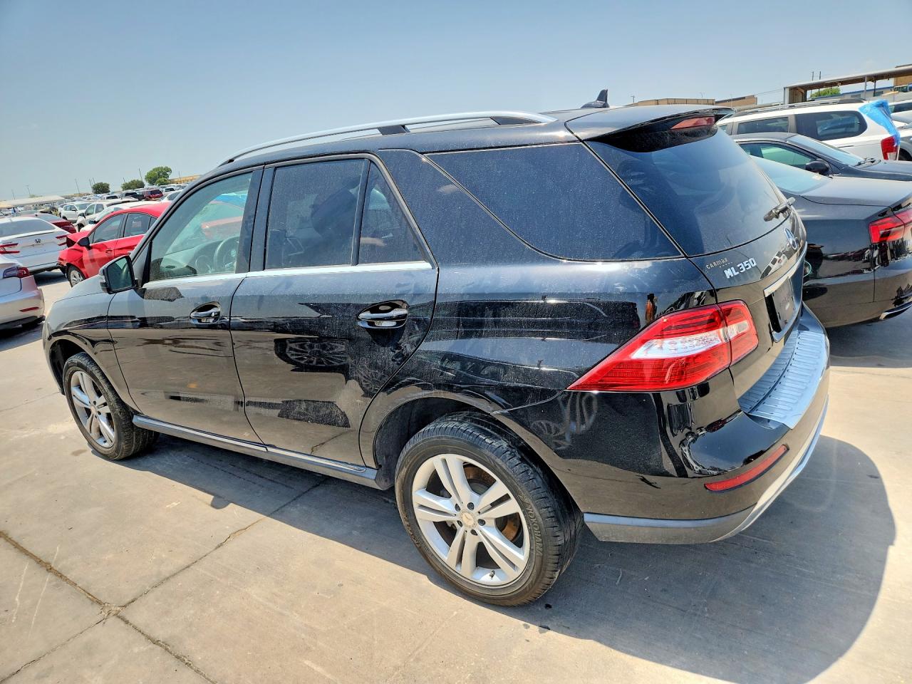 2015 Mercedes-benz Ml 350 Black vin: 4JGDA5JB7FA584925