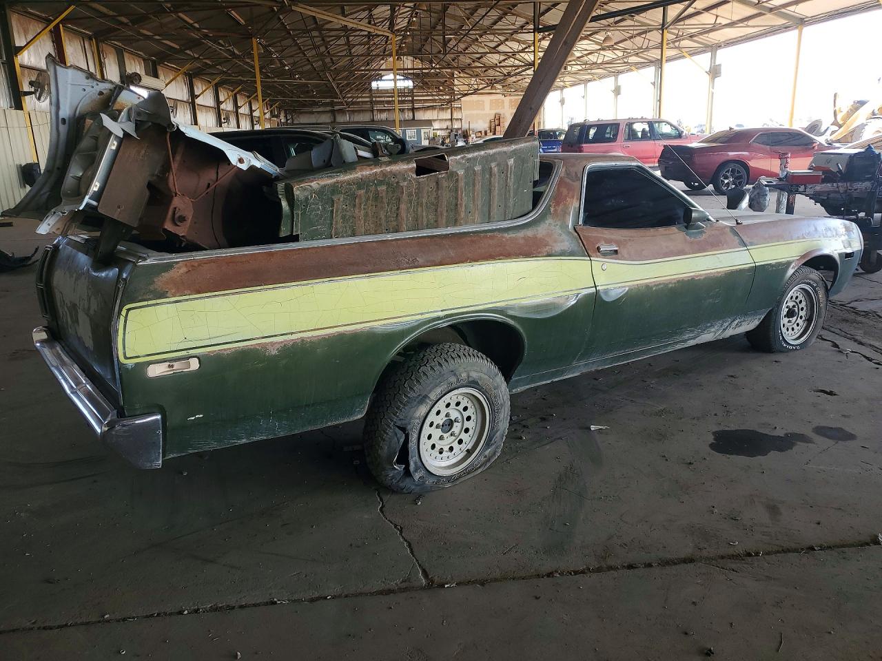 1976 Ford Ranchero Green vin: 6A485164037
