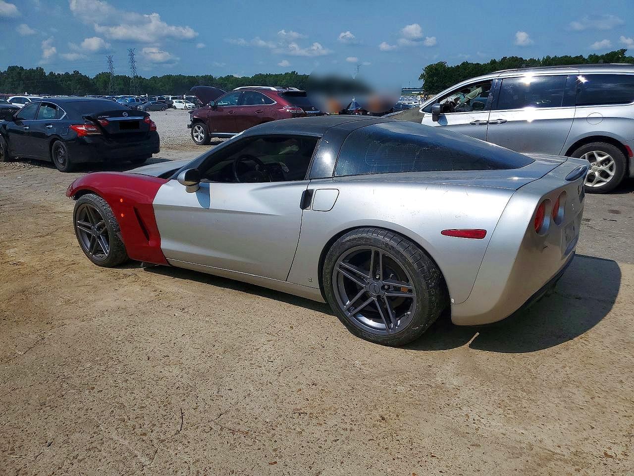 2008 Chevrolet Corvette Silver vin: 1G1YY26W985100138