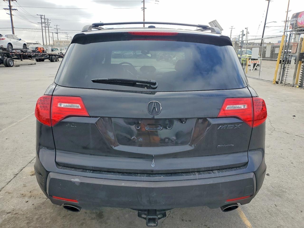 2007 Acura Mdx Technology Black vin: 2HNYD283X7H508459