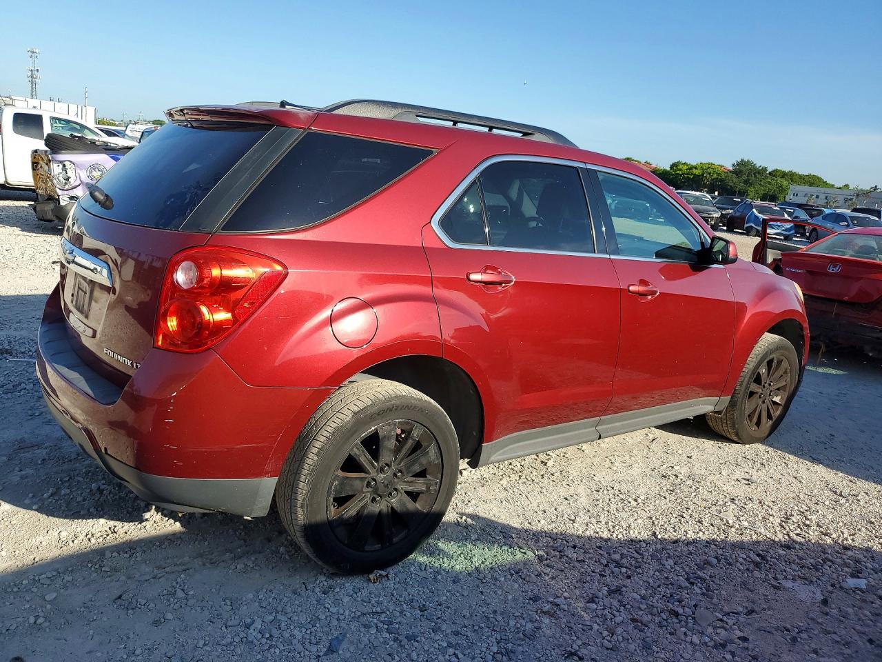 2011 Chevrolet Equinox Lt Красный vin: 2CNALPEC1B6230143