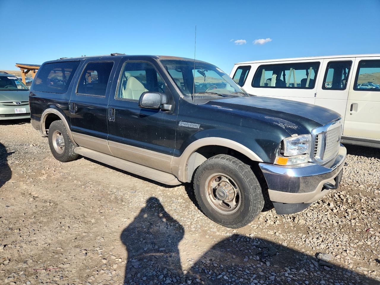 2000 Ford Excursion Limited Синий vin: 1FMNU42SXYEE50636