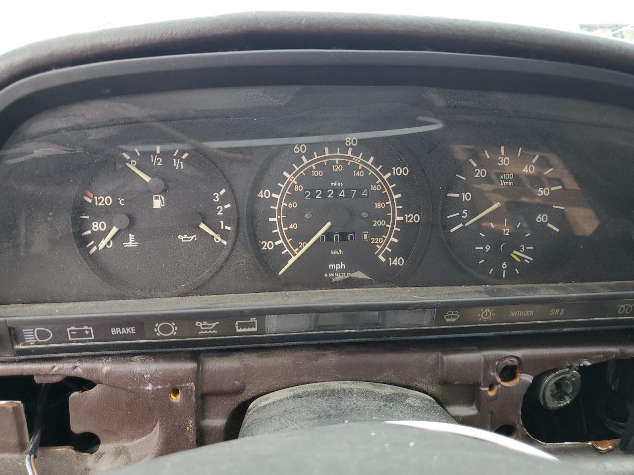 1986 Mercedes-benz 300 Sdl Beige vin: WDBCB25D6GA243829