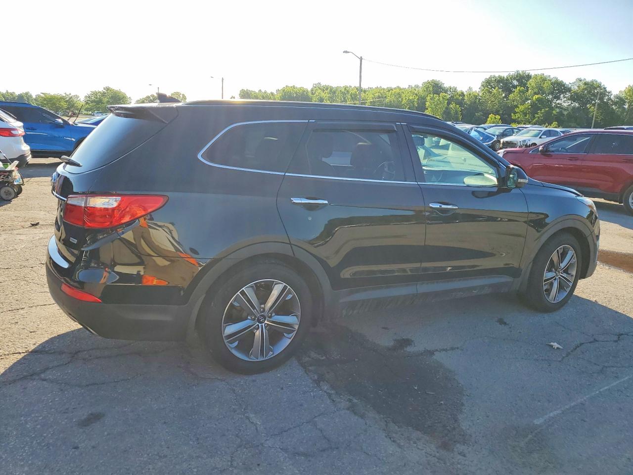 2015 Hyundai Santa Fe Gls Black vin: KM8SR4HF8FU105428