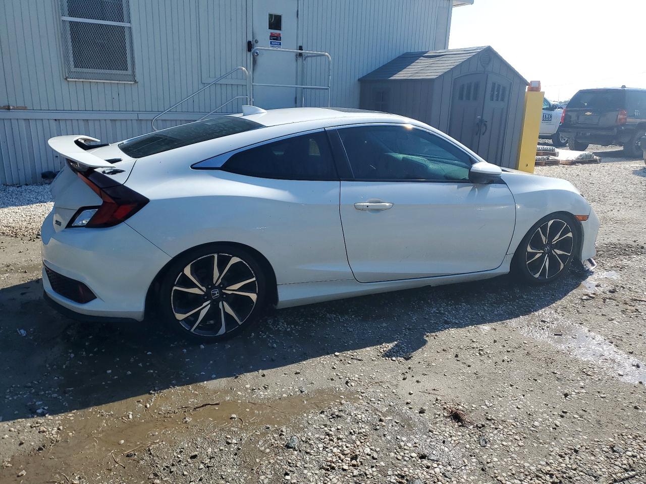 2019 Honda Civic Si White vin: 2HGFC3A50KH753279