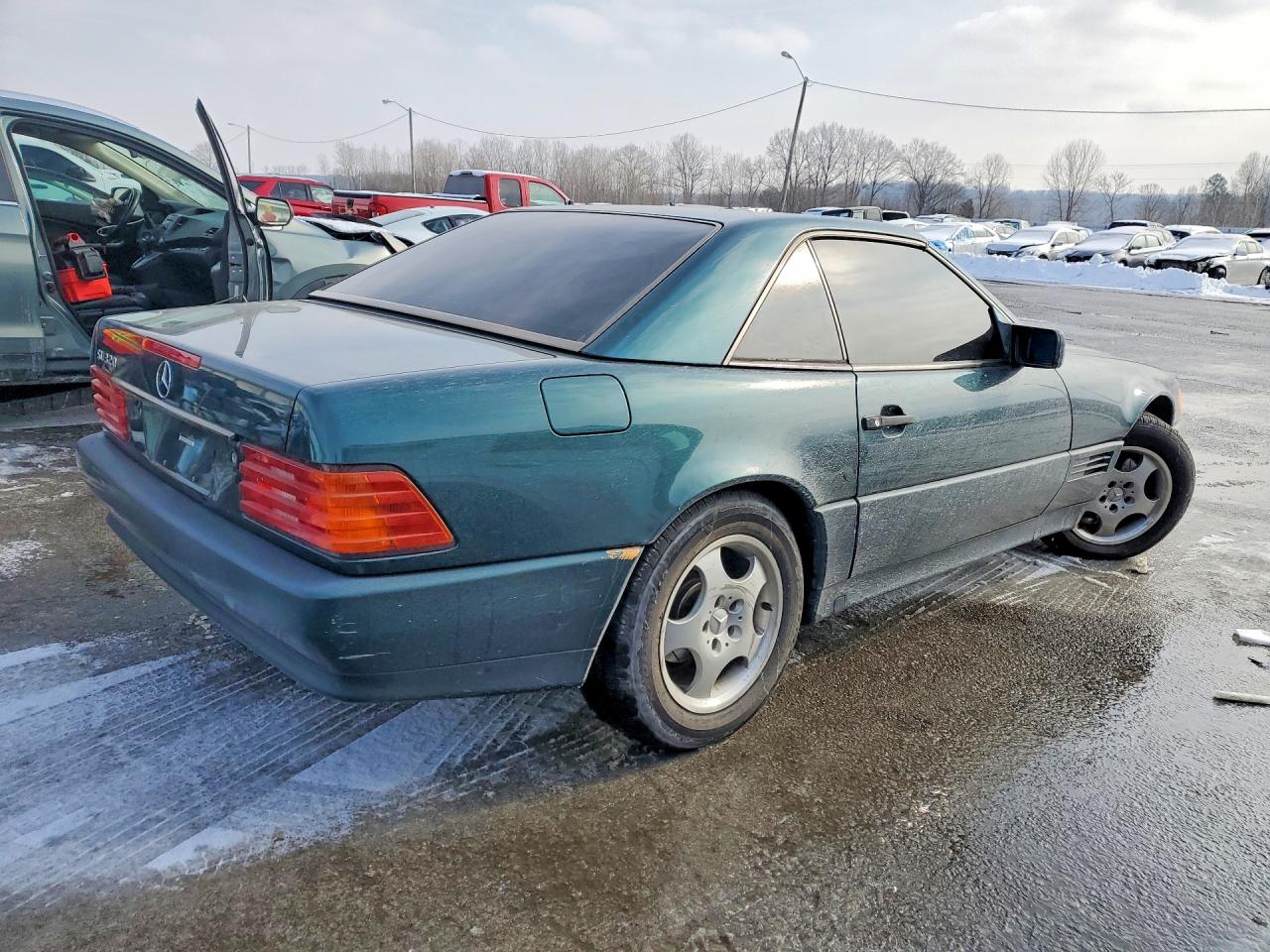 1994 Mercedes-benz Sl 320 Green vin: WDBFA63E0RF100061