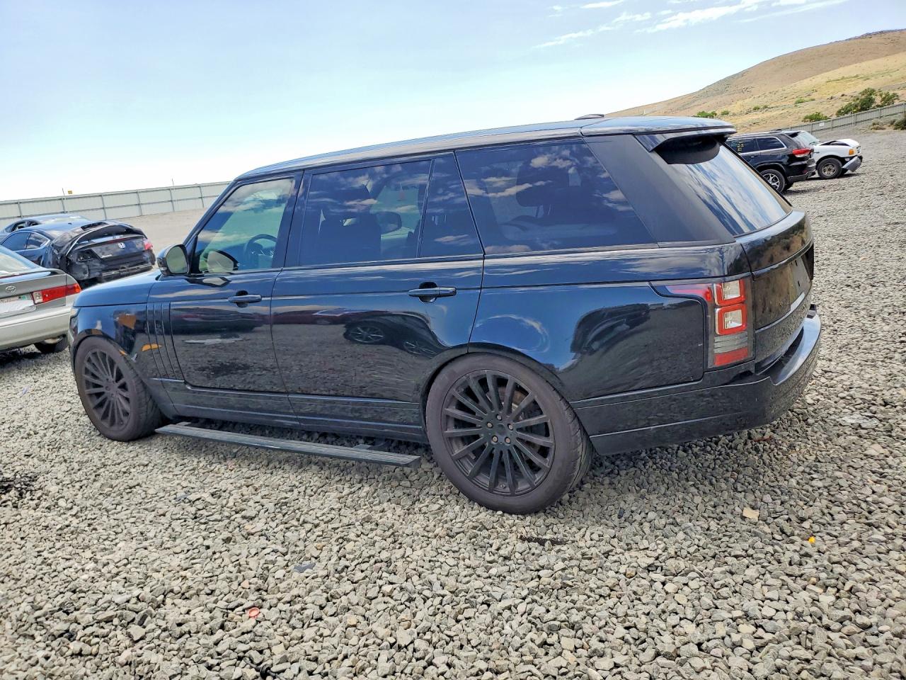 2014 Land Rover Range Rover Supercharged Black vin: SALGS3TF9EA195553
