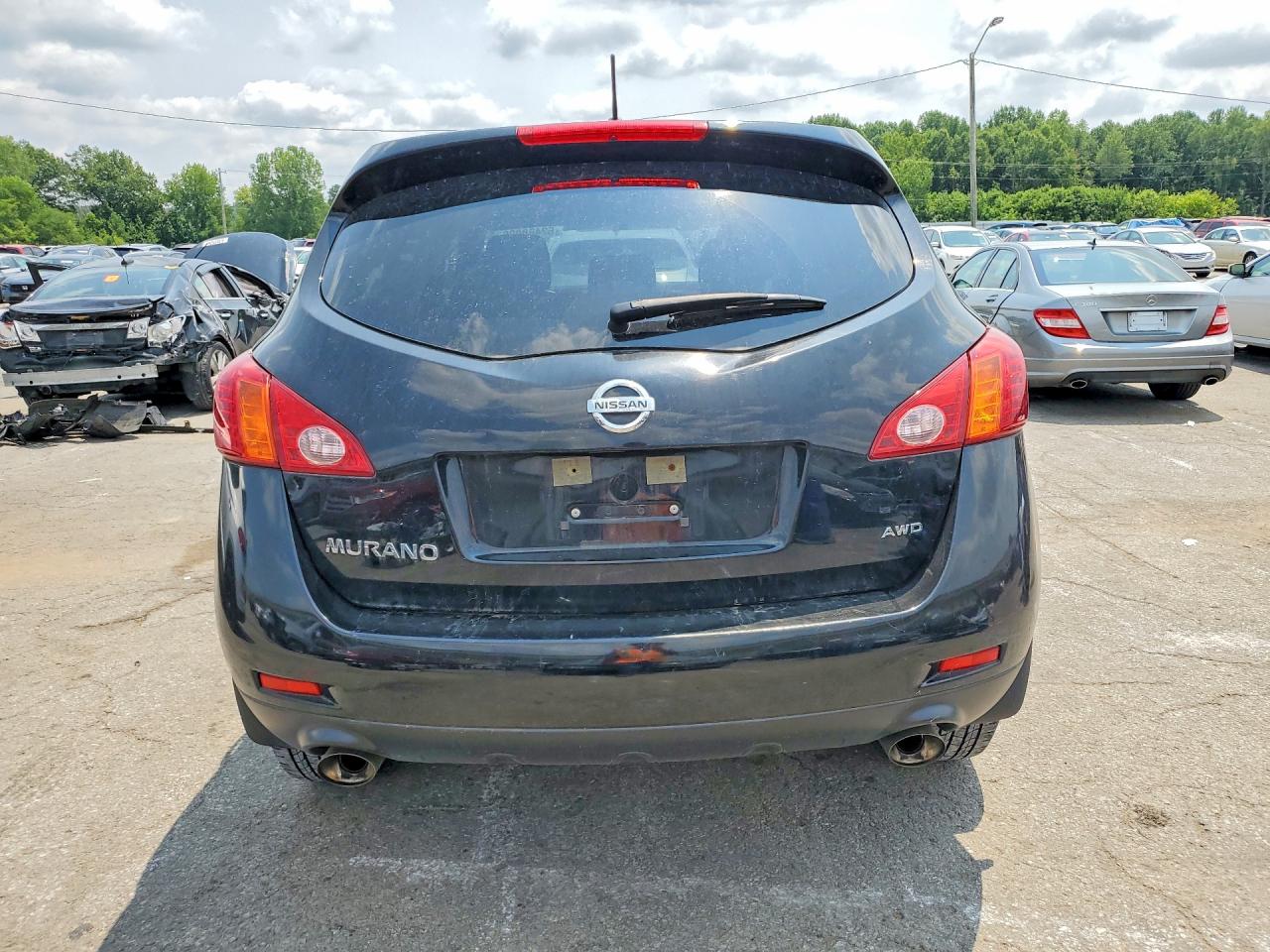 2010 Nissan Murano S Black vin: JN8AZ1MW4AW102998