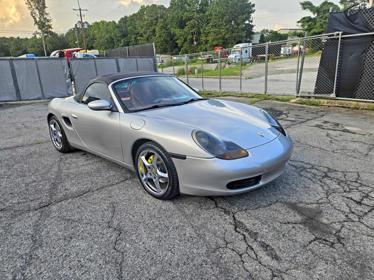 1998 Porsche Boxster Silver vin: WP0CA2986WU623669